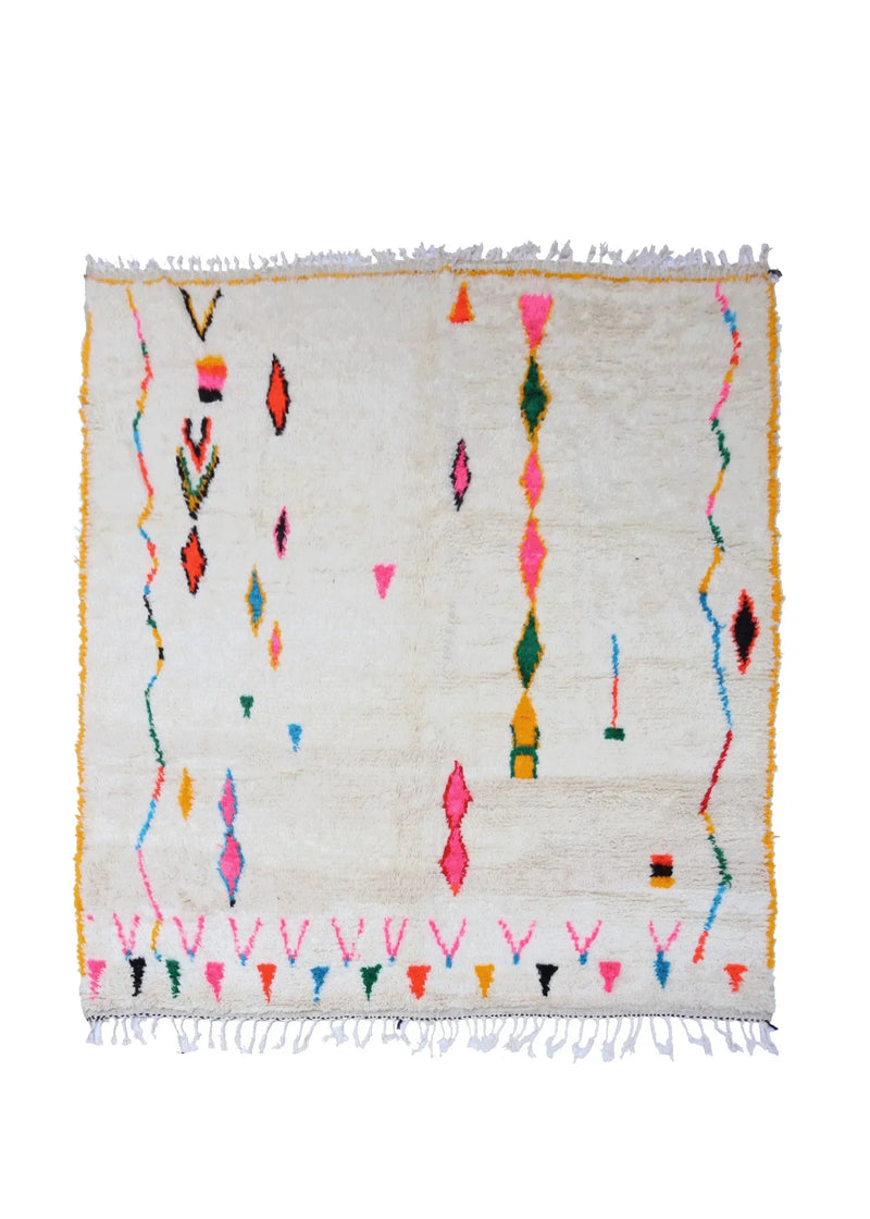 Tapis Berbère Coloré - 242 x 257 cm