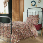 Capucine - Housse De Couette - Gaze De Coton - Camel