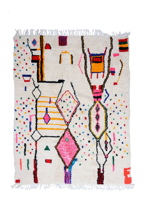 Tapis Berbère Coloré - 248 x 204 cm