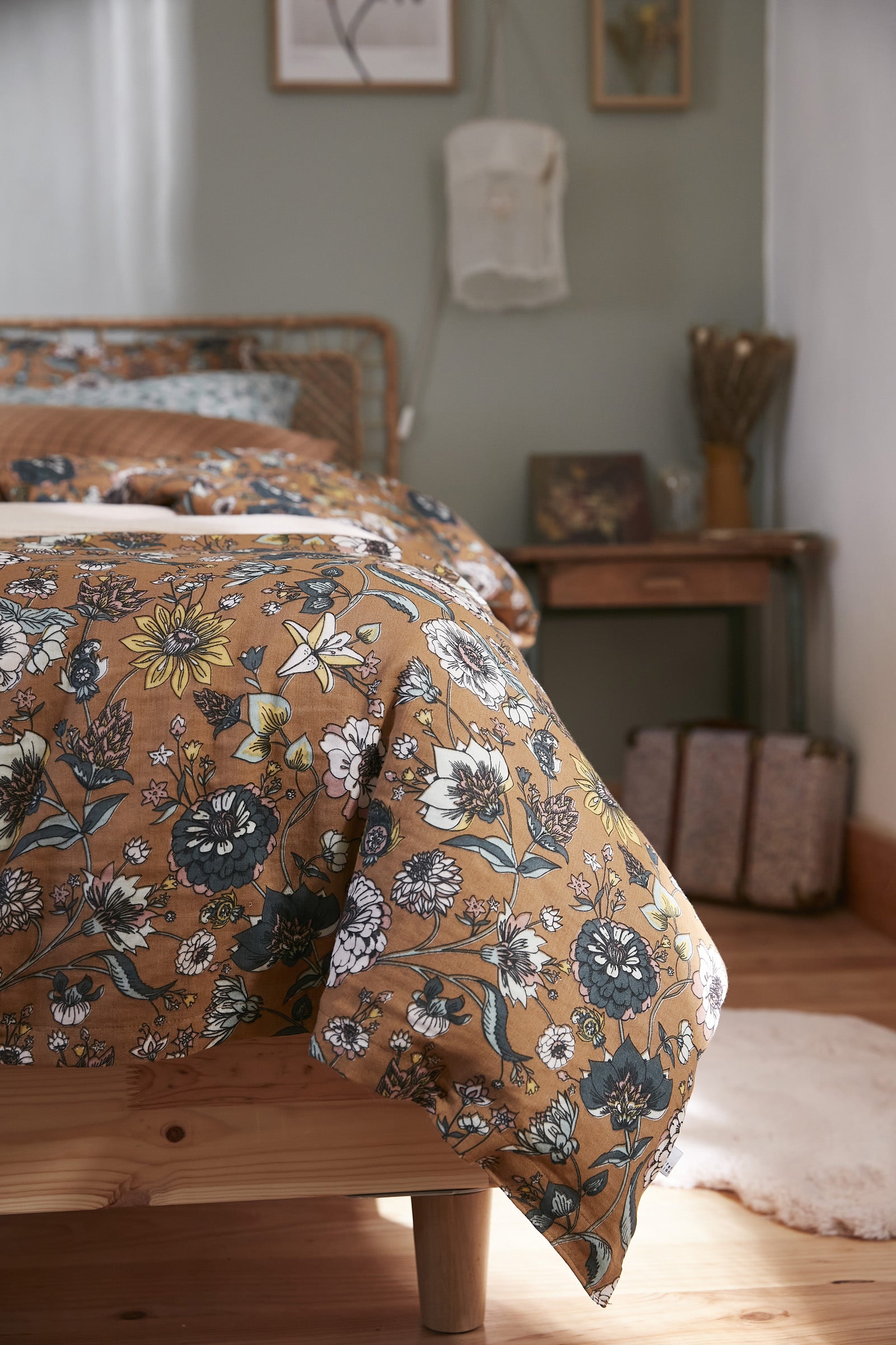 Funda Nórdica - Gasa de Algodón - Camelia - Estampada