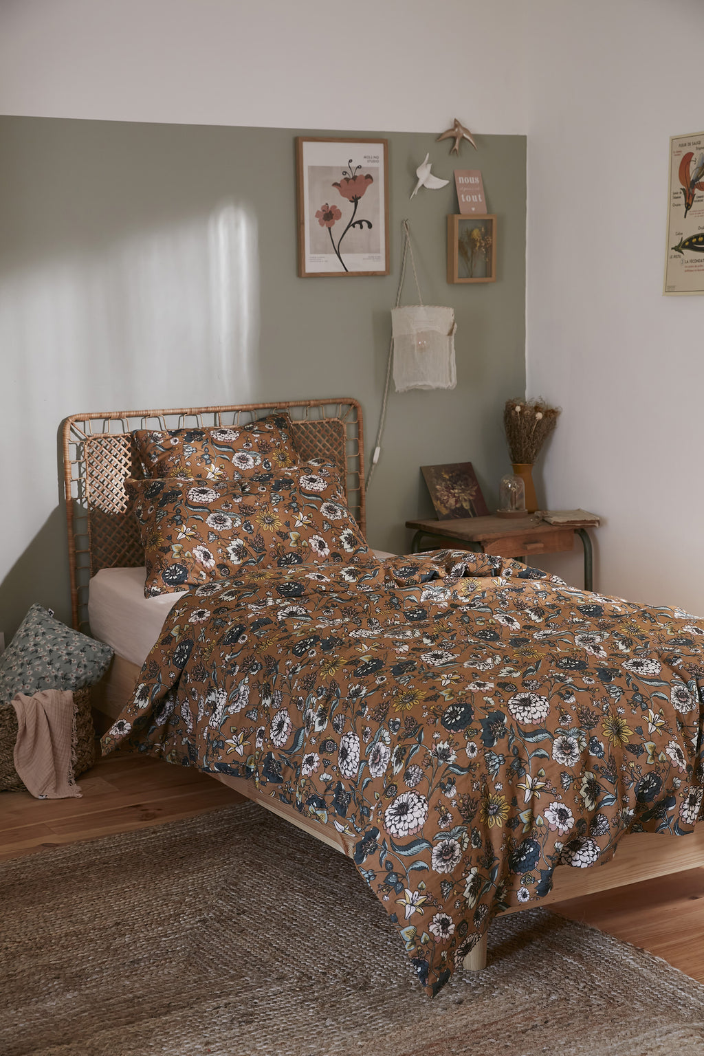 Funda Nórdica - Gasa de Algodón - Camelia - Estampada