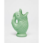 Vase Poisson En Céramique - Aigue-Marine