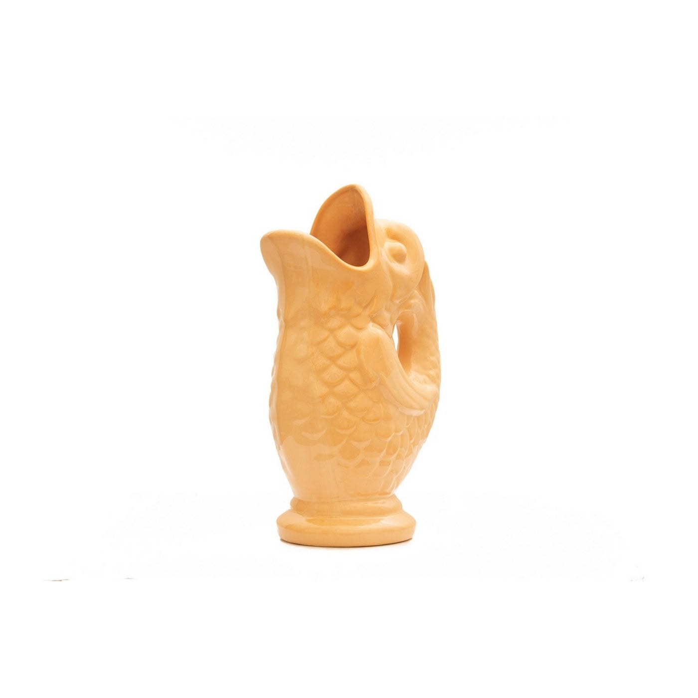 Ceramic Fish Vase - Orange