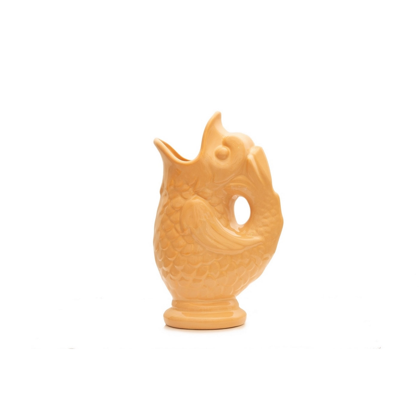 Ceramic Fish Vase - Orange