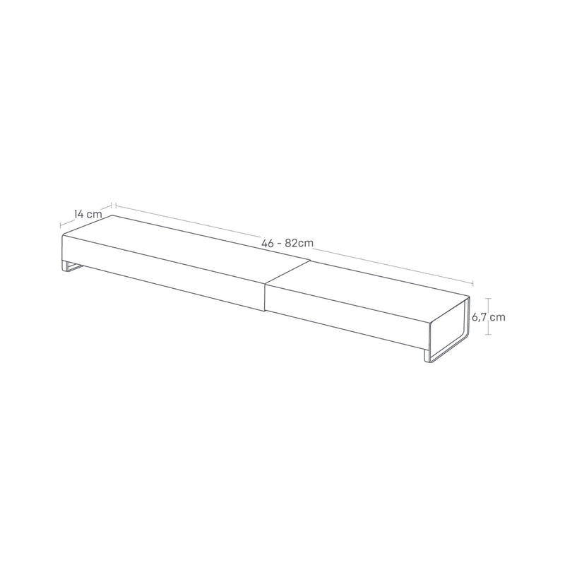 Couvercle De Ventilation Extensible - Tower - Noir