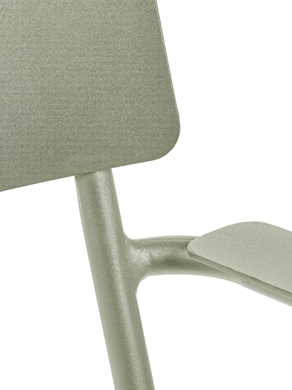 August - Chaise À Accoudoirs - Aluminium - Vert