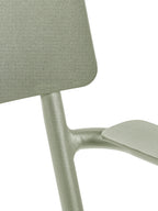August - Chaise À Accoudoirs - Aluminium - Vert