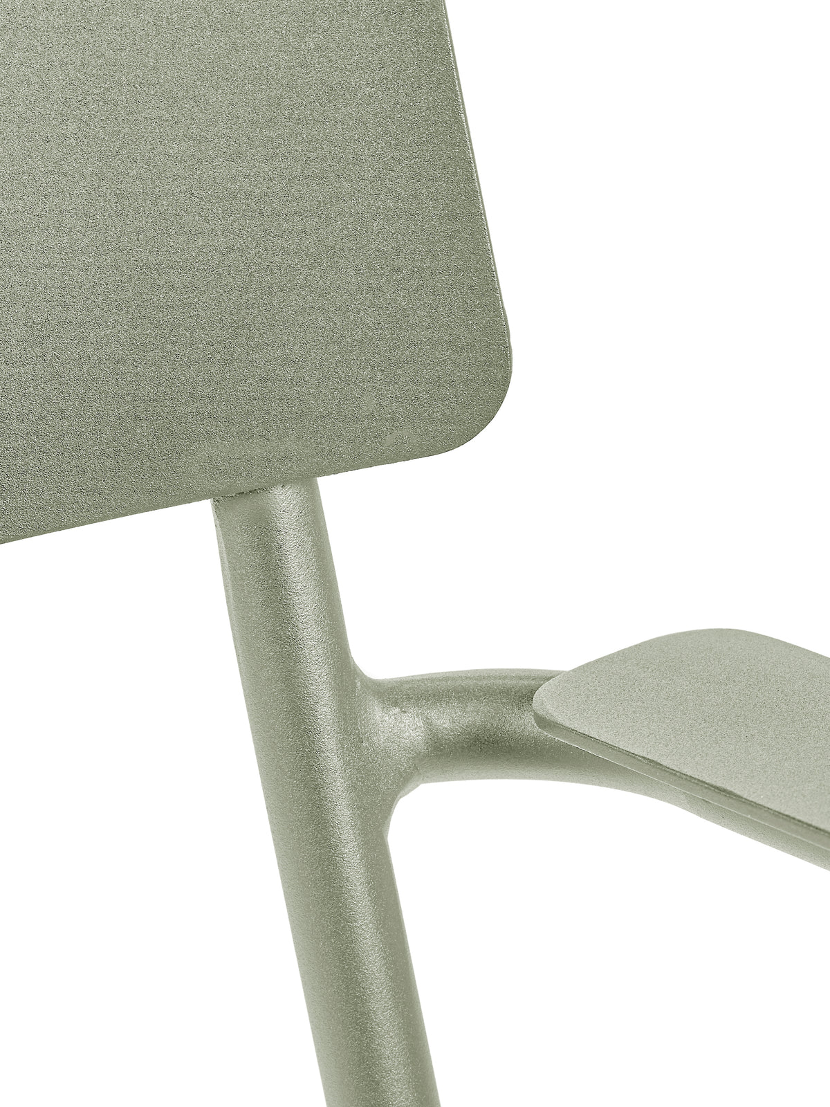 August - Chaise À Accoudoirs - Aluminium - Vert