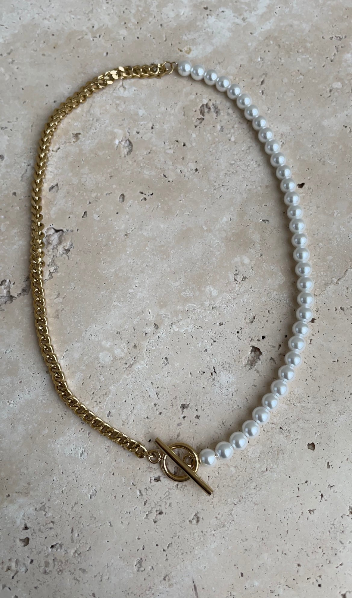 Collier Pearl X Chain