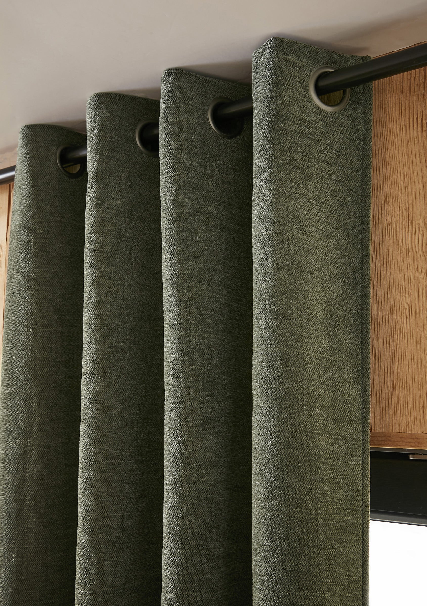 Bjorn - Rideau Occultant + Polaire - Polyester - Romarin