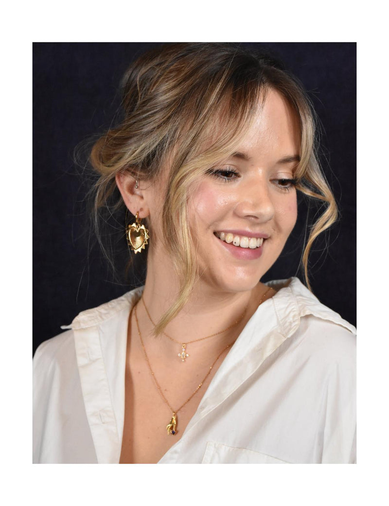 Boucles Shining Love - Plaqué Or