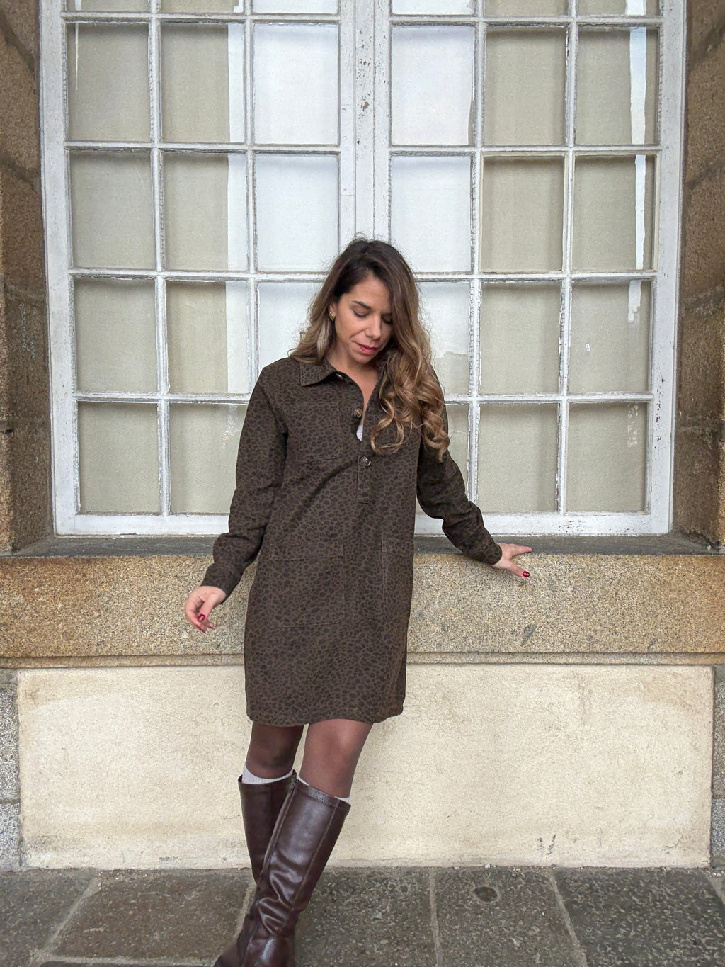 Vestido Alix leopardo