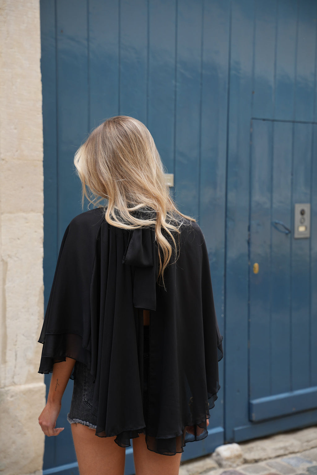 Blouse Fluide Lucia - Noire