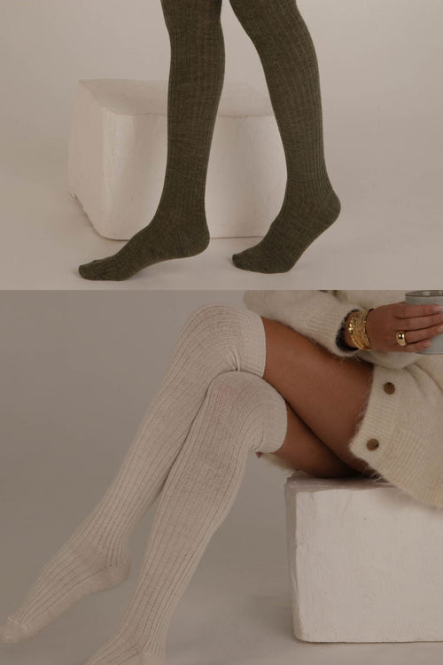 Jambières - Kaki/Crème - Pack De 2