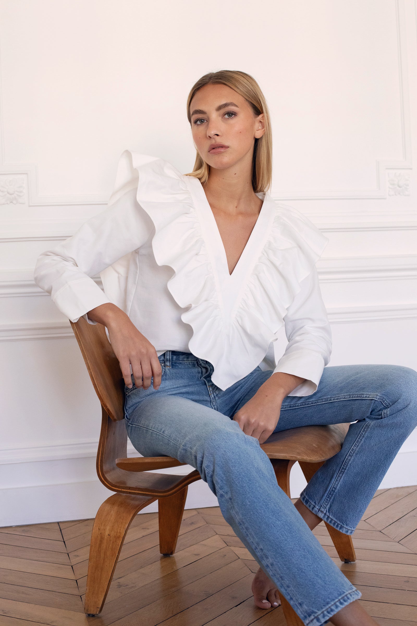 Le Cesaire Blouse - White