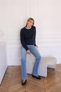 Le Rimbaud Knitted Sweater - Charcoal Gray