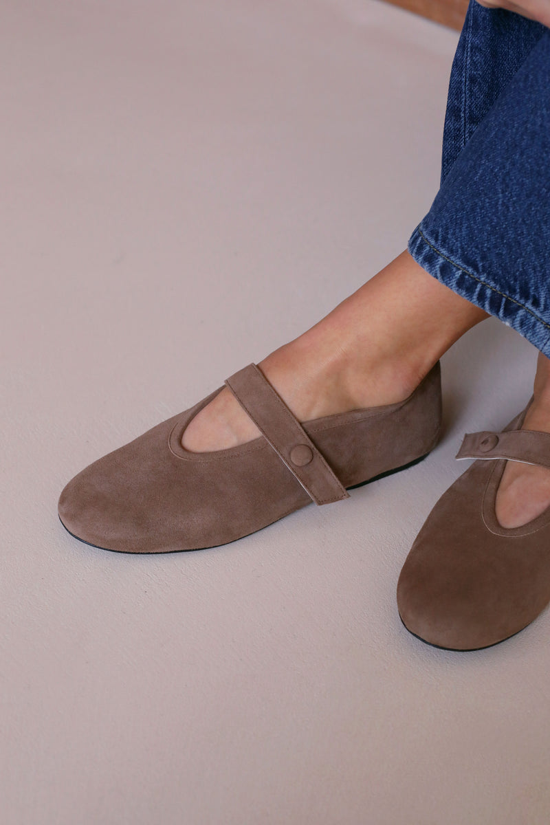 Les Jarry Ballet Flats - Dark Brown
