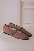 Les Jarry Ballet Flats - Dark Brown
