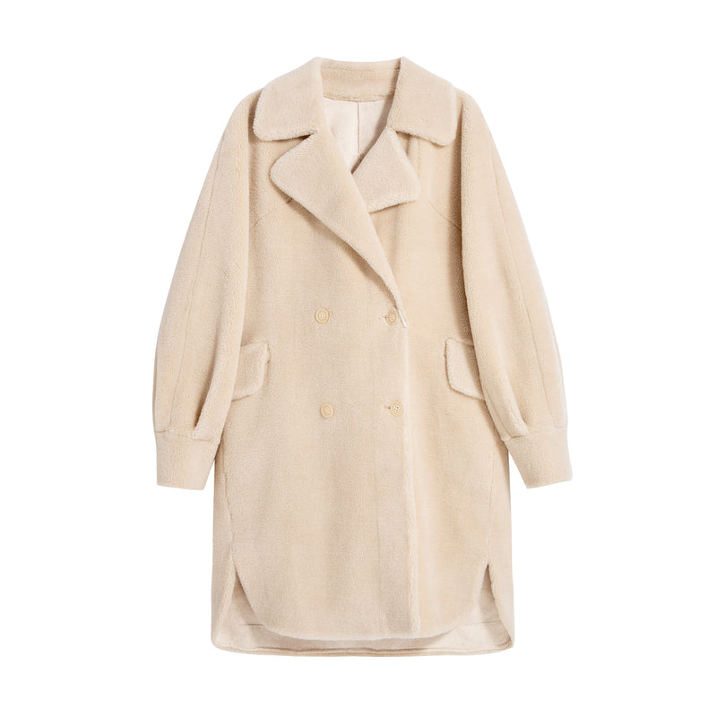 Lily - Manteau De Fourrure - Or Clair