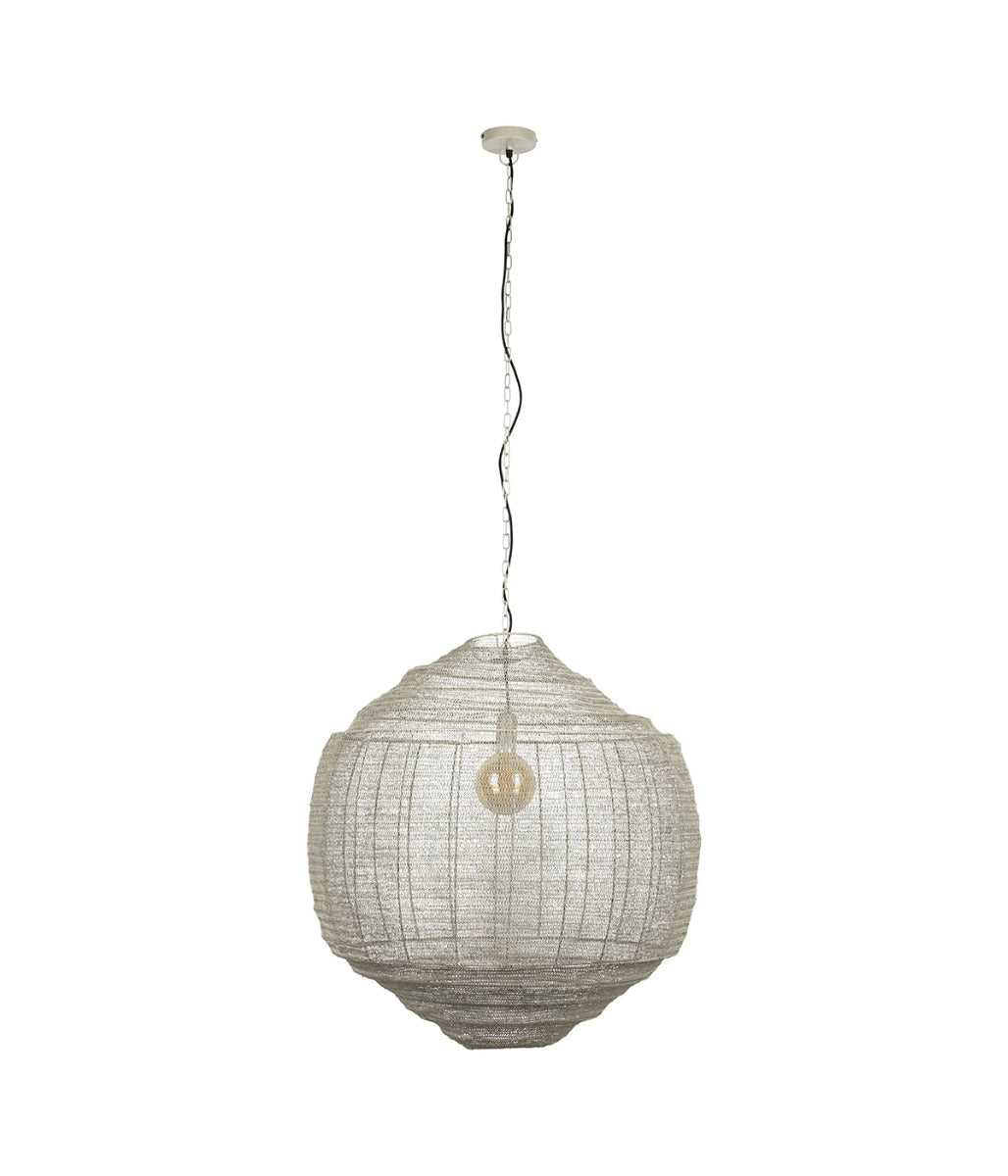Meezan Xl - Pendant Lamp - Iron - Grey/Gold