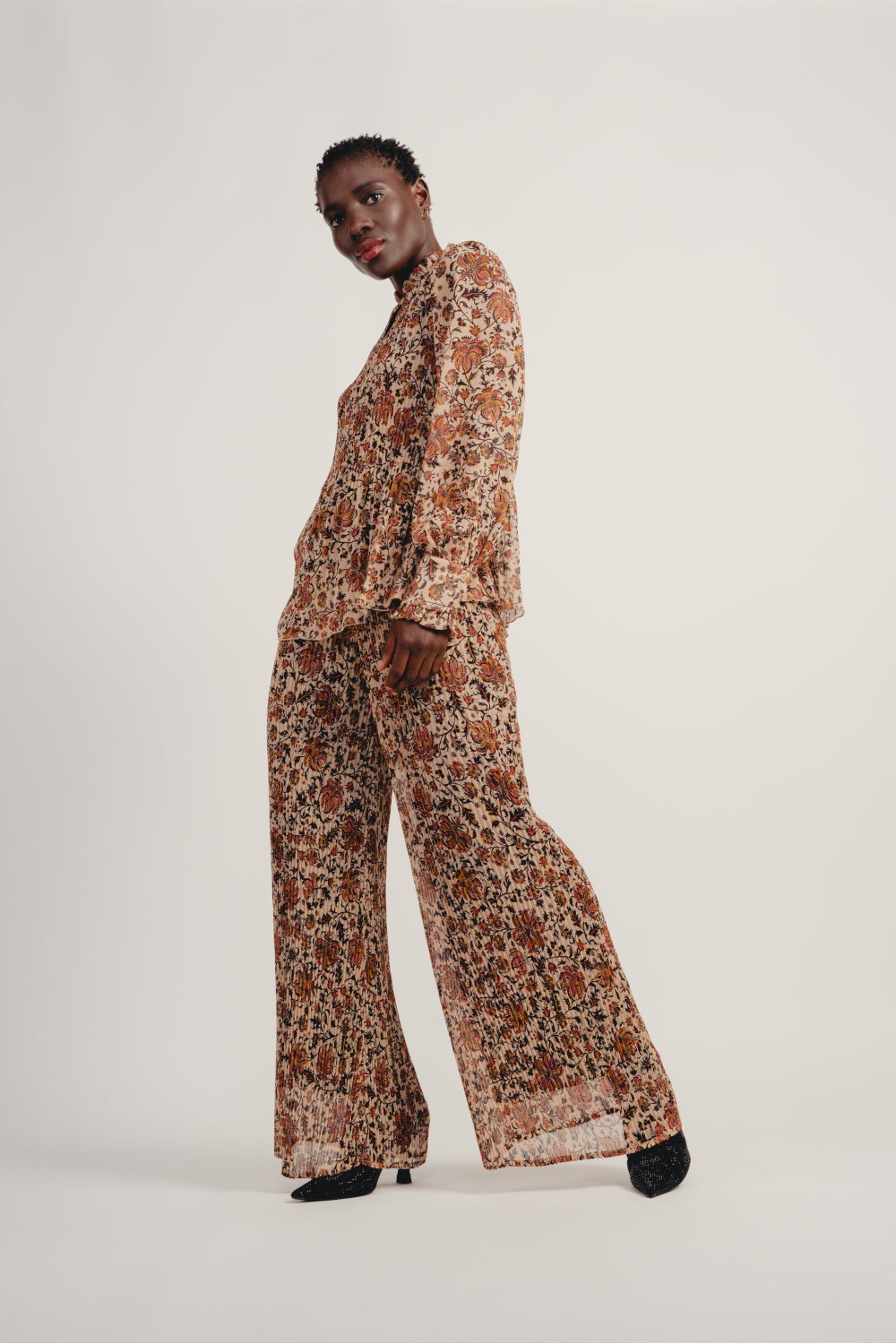 Pantalones plisados de cachemir The Andreï