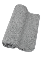 Yoga Mat Natural Wool 200X75Cm - Grey