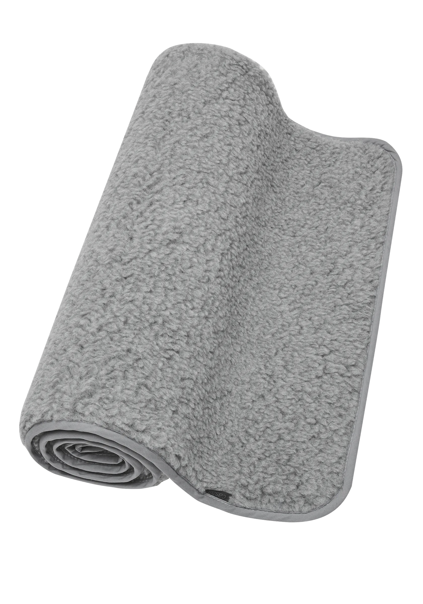 Yoga Mat Natural Wool 200X75Cm - Grey