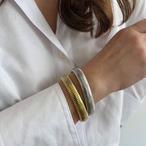 Bracelet Leone (12Mm) - Doré Ou Argent