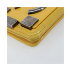Chanel Boy Brick Flap mini leather pouch - Yellow