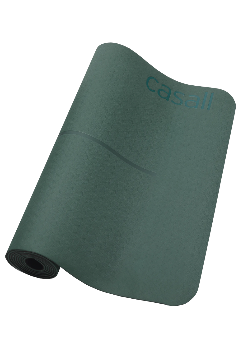 Yoga Mat Position 4Mm - Dark Teal/Black