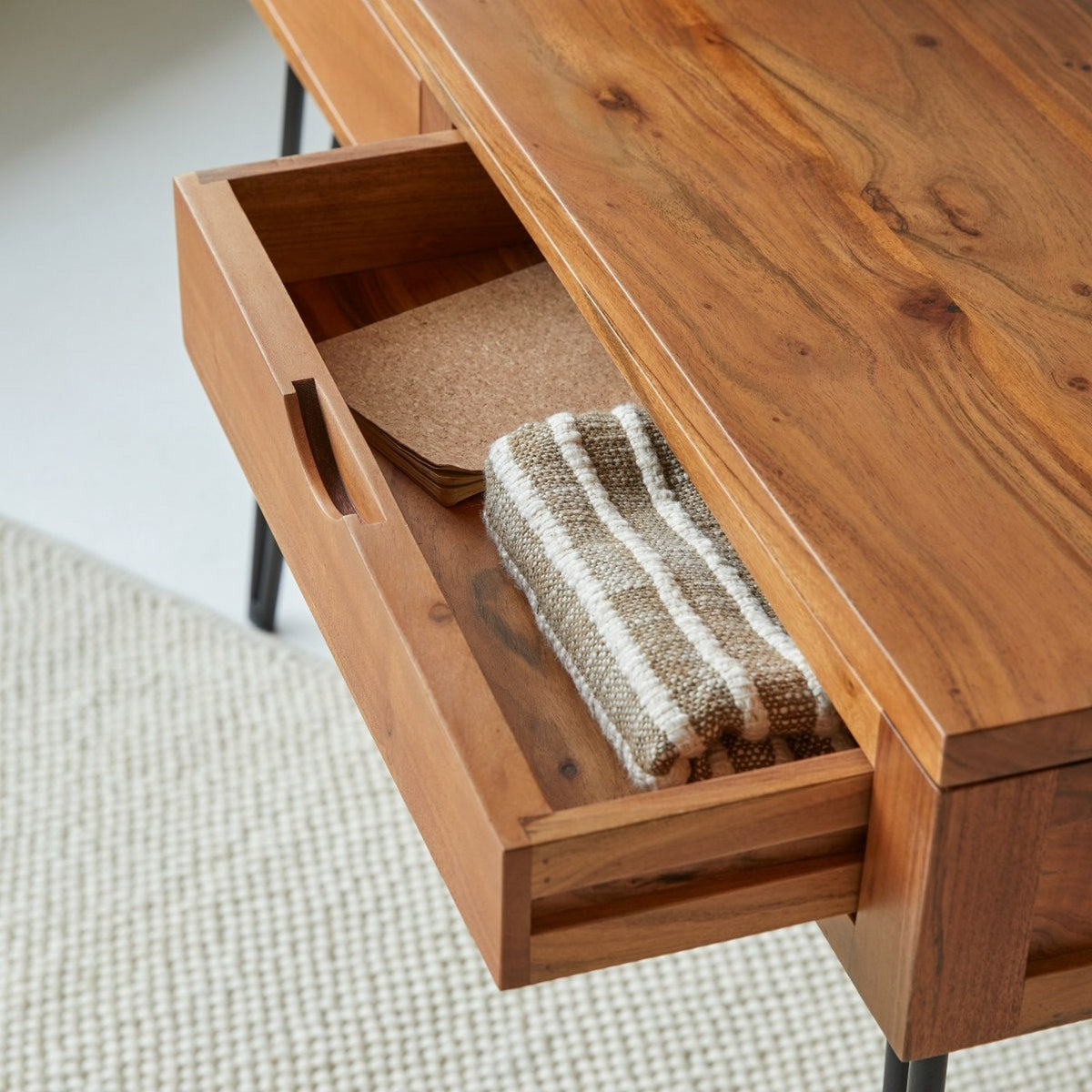 Bonnie - Console - Acacia - Marron