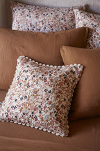 Capucine - Coussin Déhoussable - Gaze De Coton - Pampa