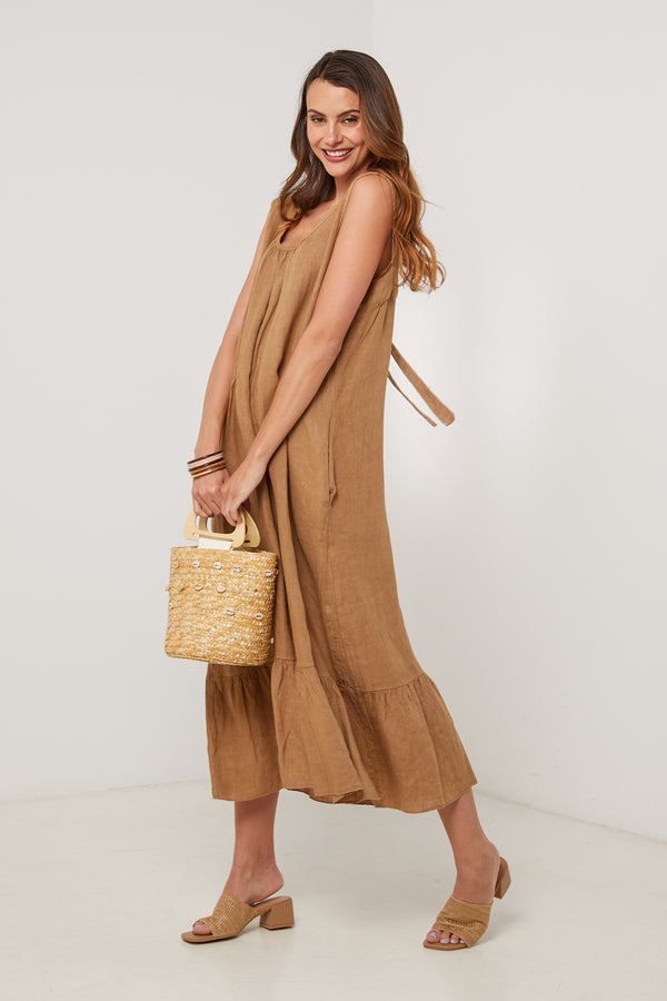 Vestido - Camel - Mujer