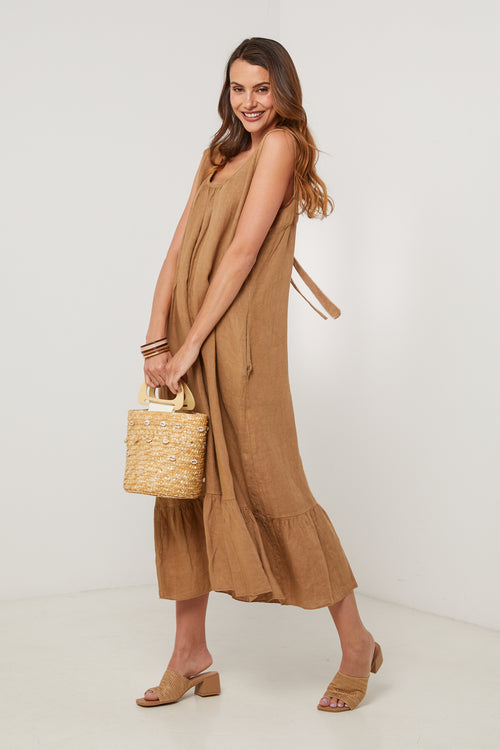 Vestido - Camel - Mujer