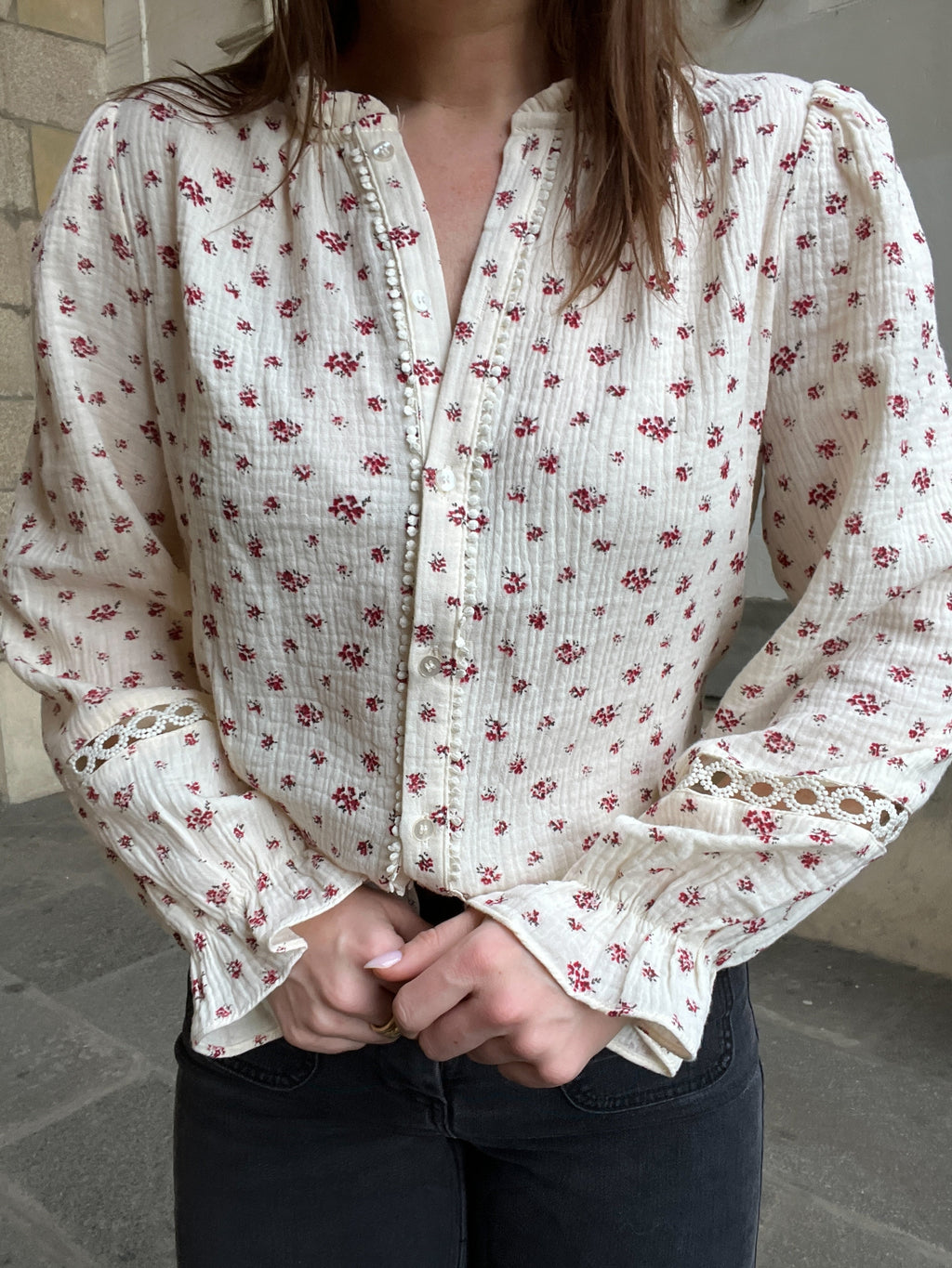Blouse fleurie Eugenie