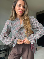 Blusa de cuadros Jeanne
