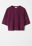 Cardigan Es Poppy Mohairmix Cardigan - Purple - Women