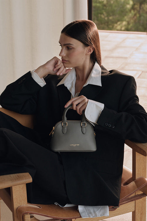 petit sac demi lune - sierra jia #couleur_gris