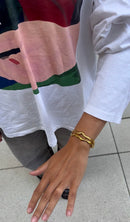 Wave Bangle Bracelet