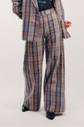 Pantalones a cuadros azules The Neil