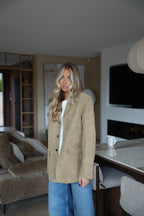 Blazer Suédé Trecy - Beige