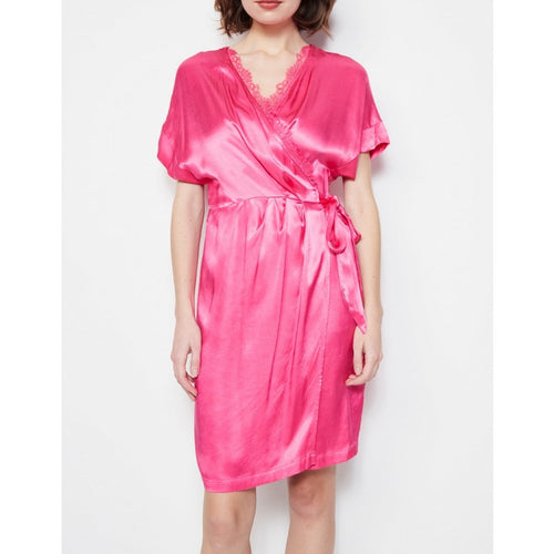 Suncoo - Robe Portefeuille - Fuchsia