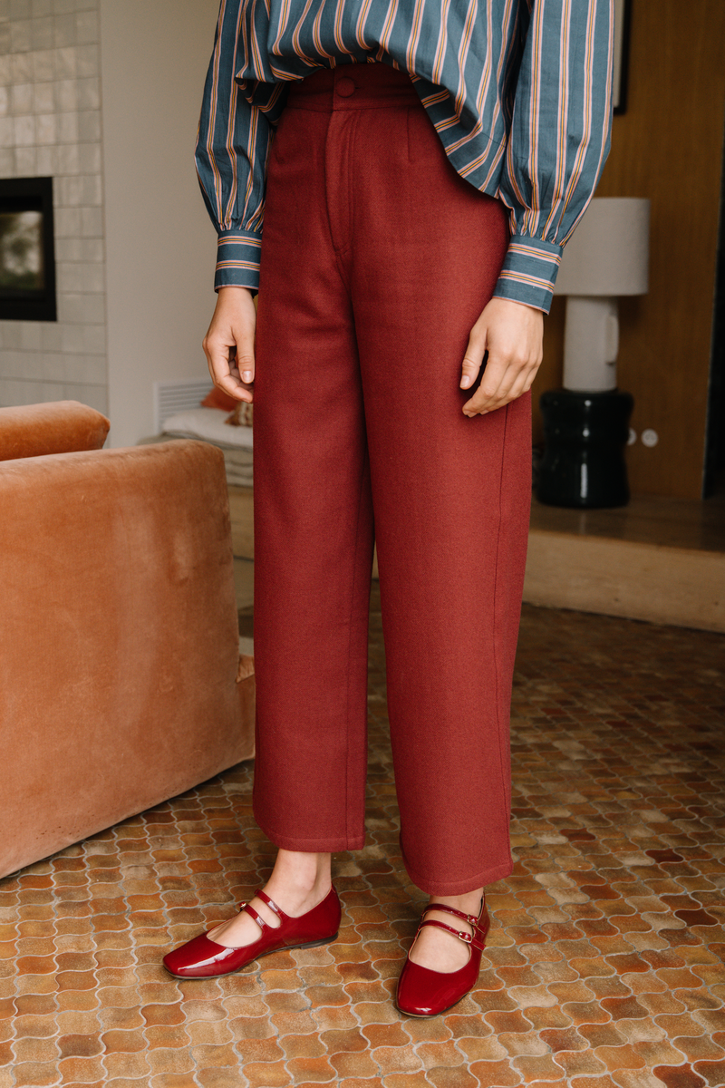 Pantalon Hortense - Bordeaux