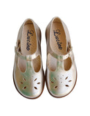 Chaussures Salomé Resistantes À Boucle Alma New - Cuir Or - Fille