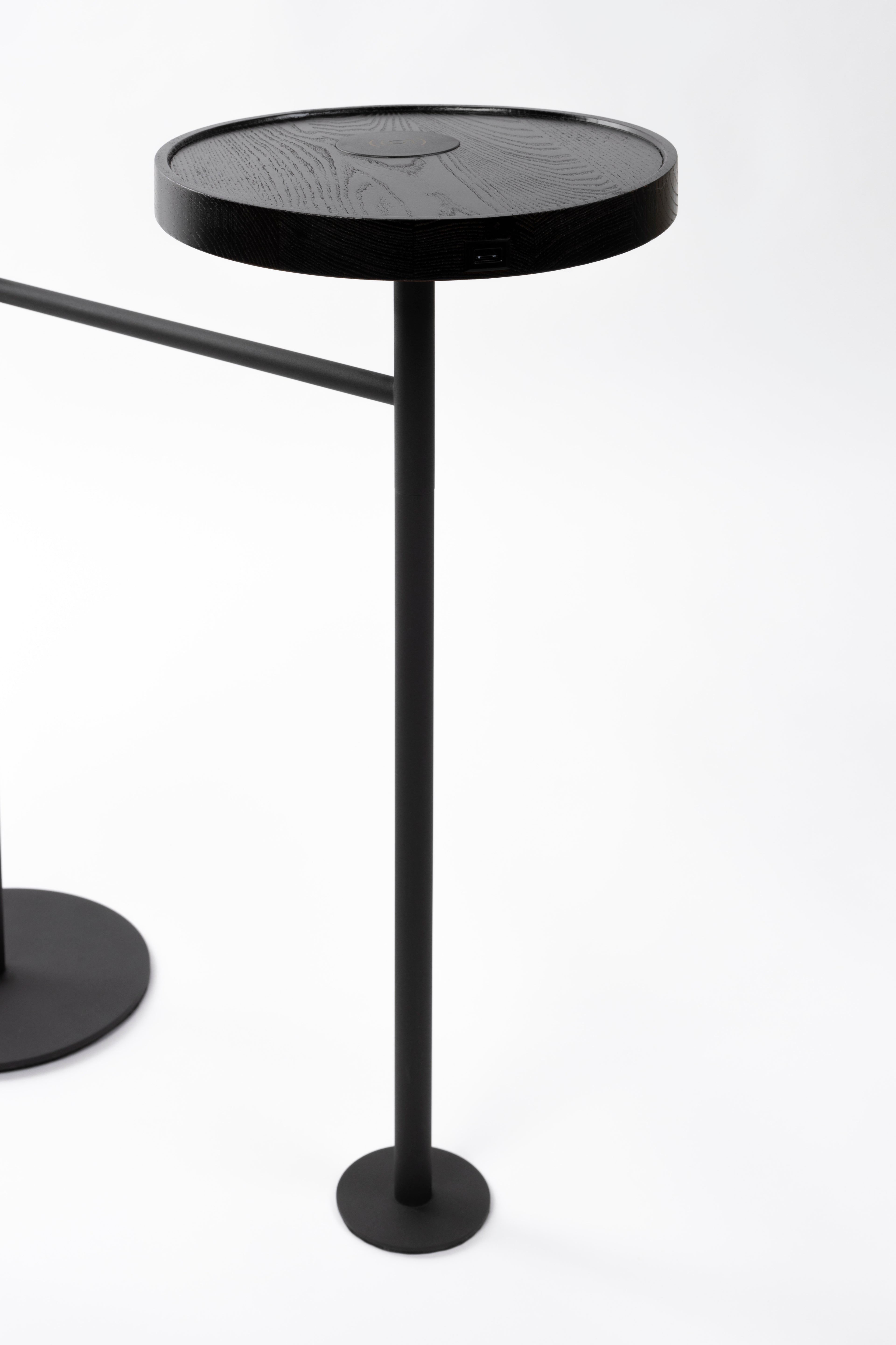 Orion Charge - Floor Lamp - Glass - Black