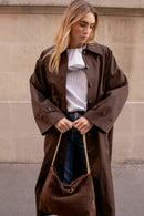 Le Segur Striped Blouse - Chocolate