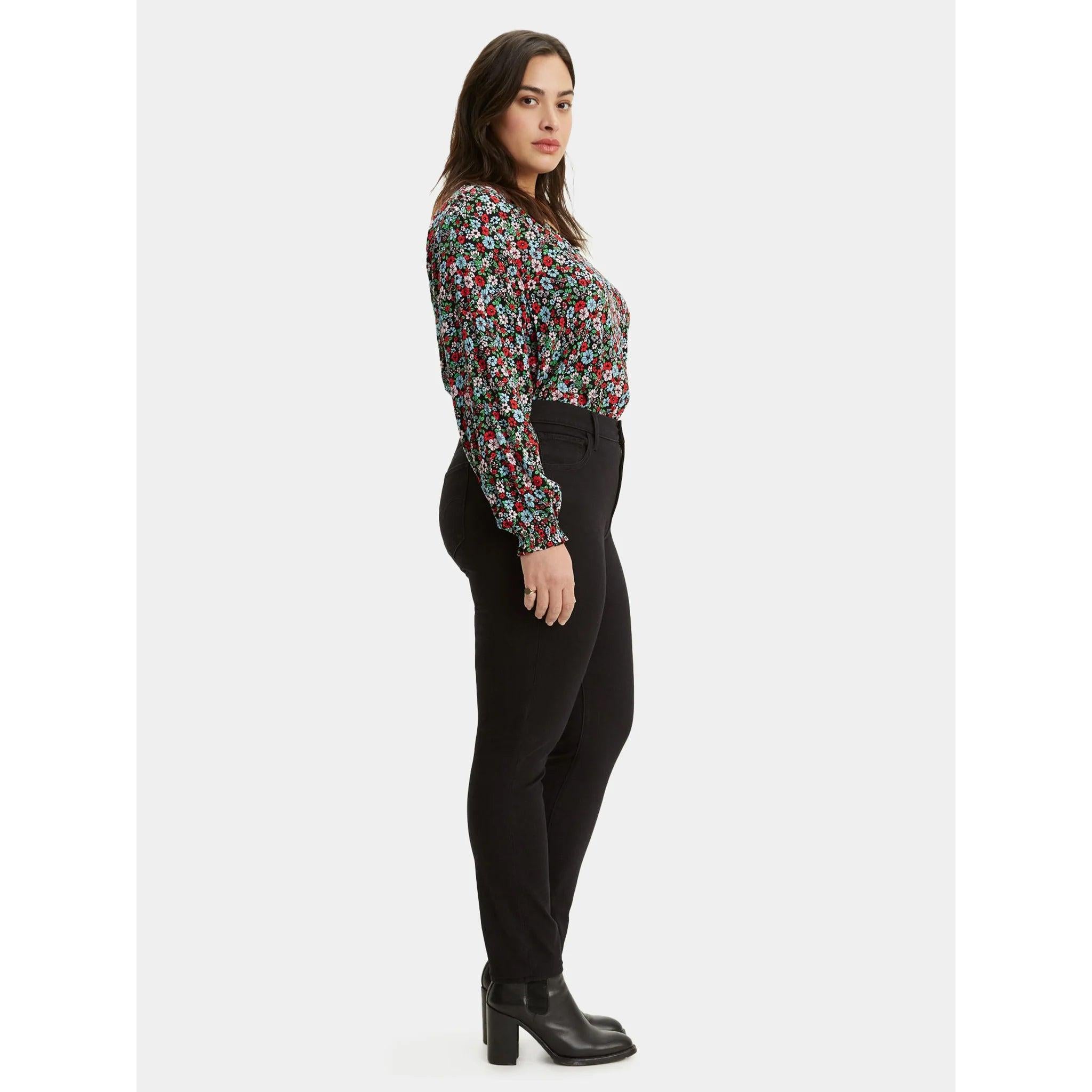 Levi's 721 High-Waisted Skinny Jeans Black