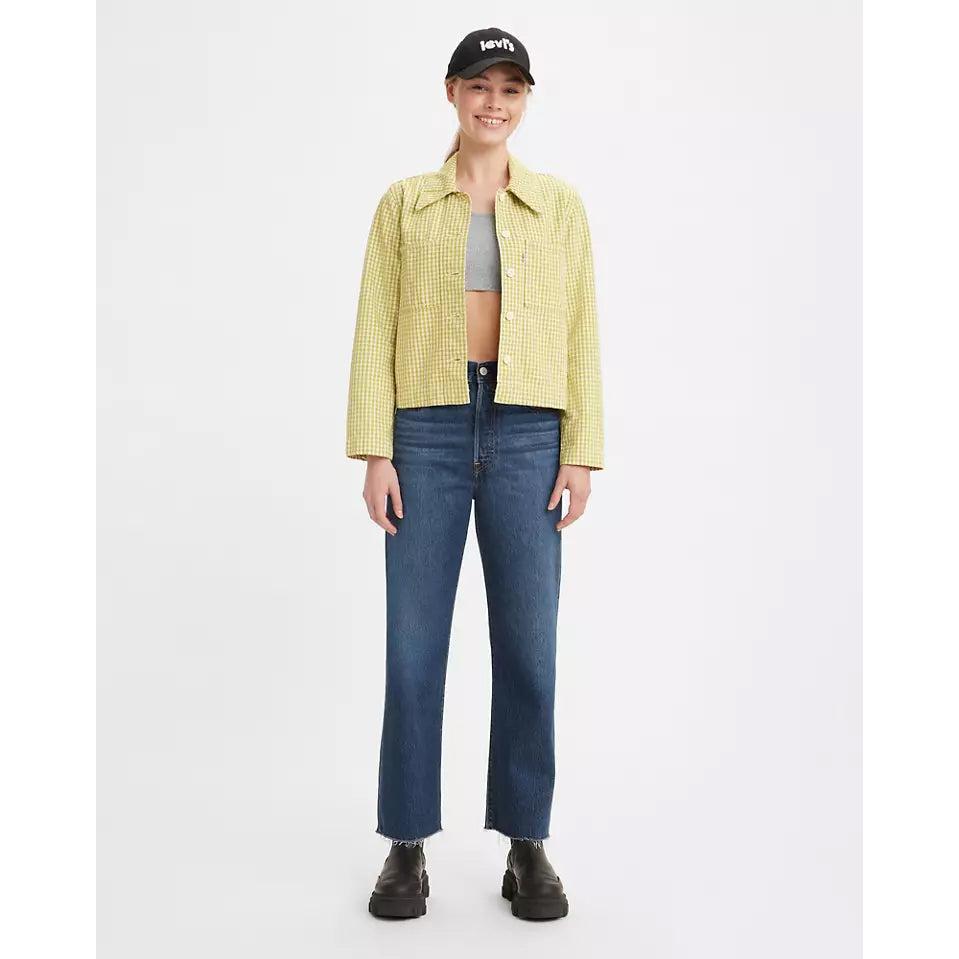 Jeans Levi's Ribcage Dritti a Vita Altissima