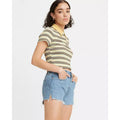 Levi's 501 High-Waisted Denim Shorts Blue