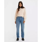 Jean Droit Taille Mi-Haute Levi's 501 1980 Bleu